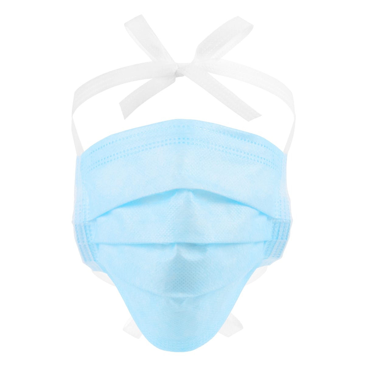 Tie-On Surgical Mask Front View